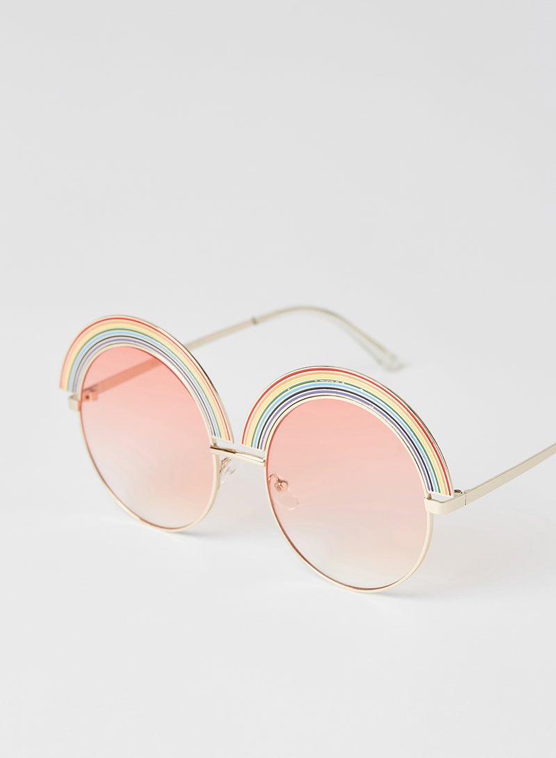 أيه.جاي. مورغان Women's Tinted Round Sunglasses - Image 3