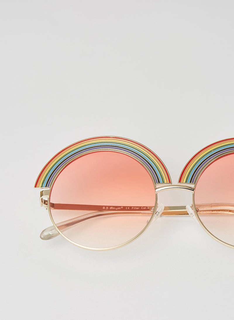 أيه.جاي. مورغان Women's Tinted Round Sunglasses - Image 4