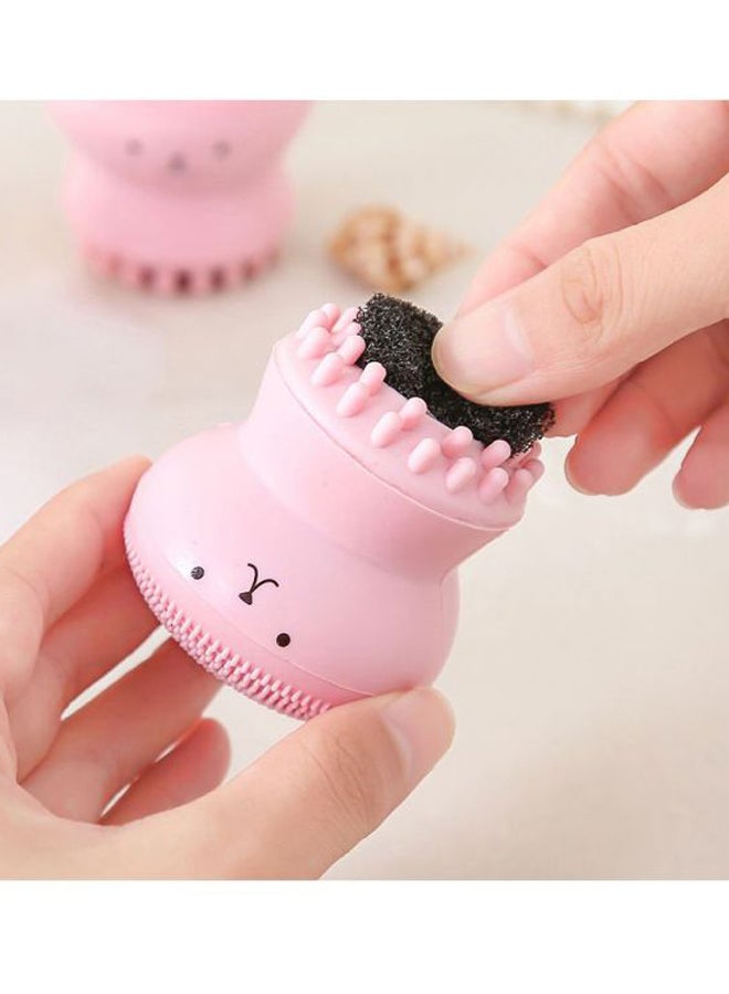 CYTHERIA Silicon Jellyfish Octopus Face Wash Brush Pink  - Image 2