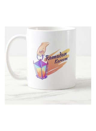 Ramadan Kareem Design Printed Mug White - v1622291198/N47719539A_1