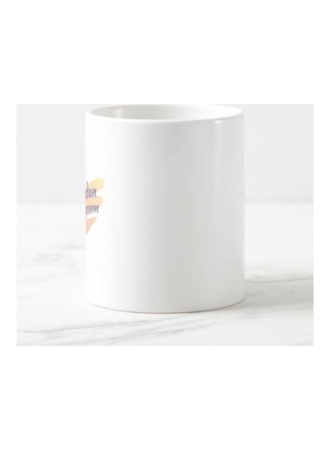 Ramadan Kareem Design Printed Mug White