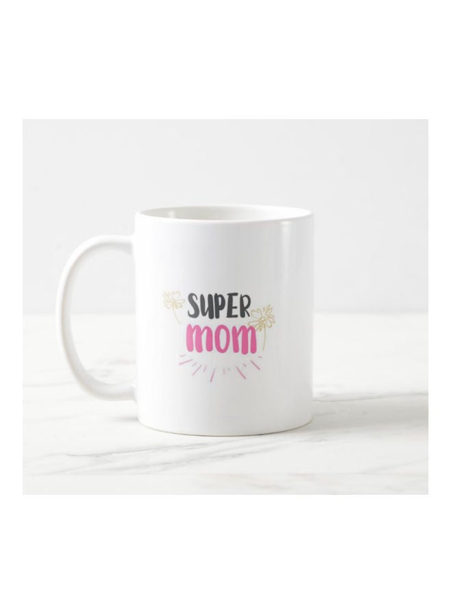 مج مطبوع عليه عبارة Super Mom" متعدد الألوان - Image 1
