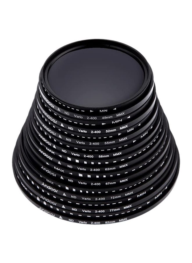 ANDOER Neutral Density Adjustable Lens Filter 5.8cm Black/Clear  - Image 4