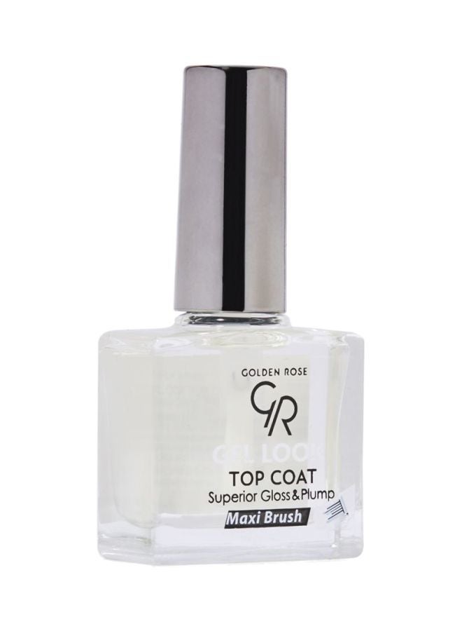 Golden Rose Gel Look Top Coat Clear - Image 1