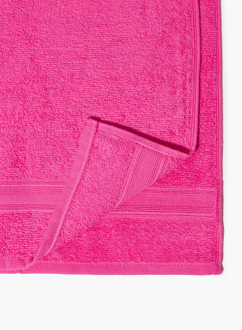 Amal - 12-Piece Towel Set, 100% Cotton Terry, Quick Dry, Fade Resistant, for Everyday Use, 2 Bath + 4 Hand + 6 Face, 400 GSM Fuchsia Fuchsia - Image 1
