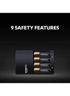 Duracell Battery Charger For AA and AAA Batteries Green/Rose Gold/Black  - Image 3