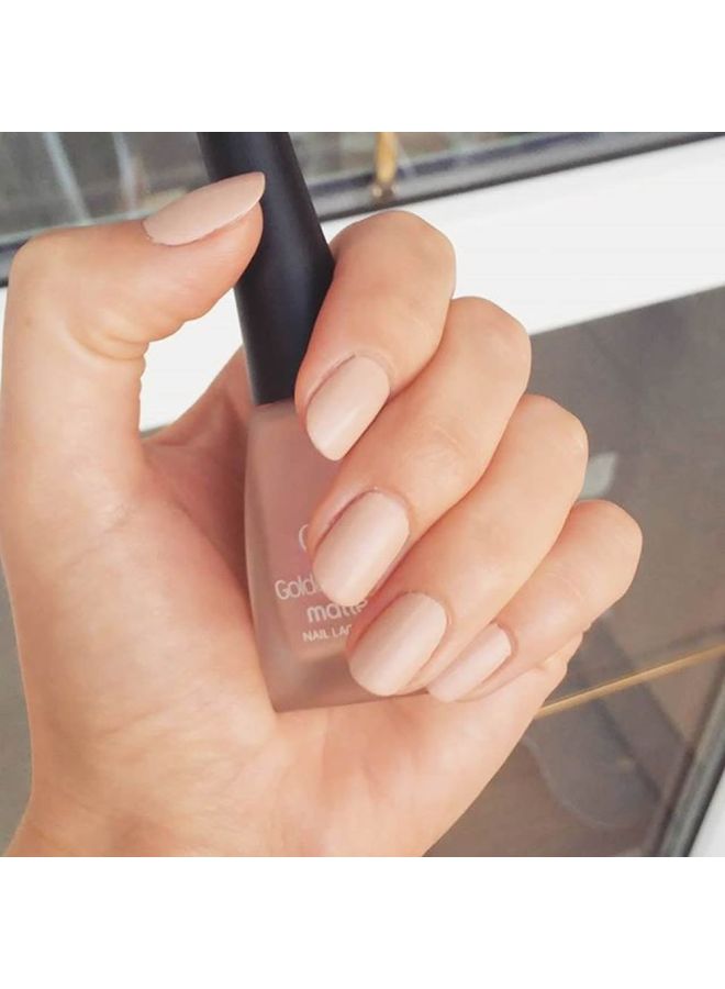 Golden Rose Matte Nail Lacquer 33 Pink - Image 2