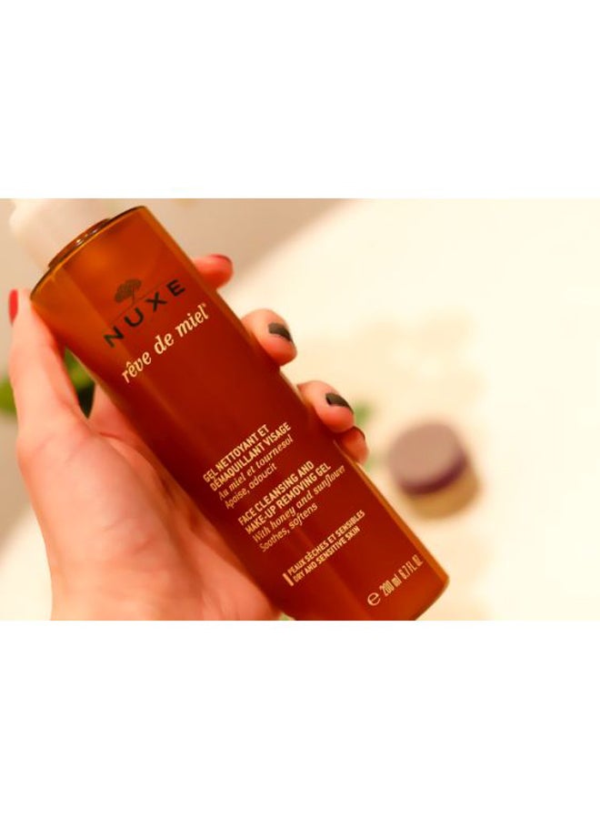 NUXE Reve de Miel Face Cleansing and Make-Up Removing Gel Clear  - Image 3
