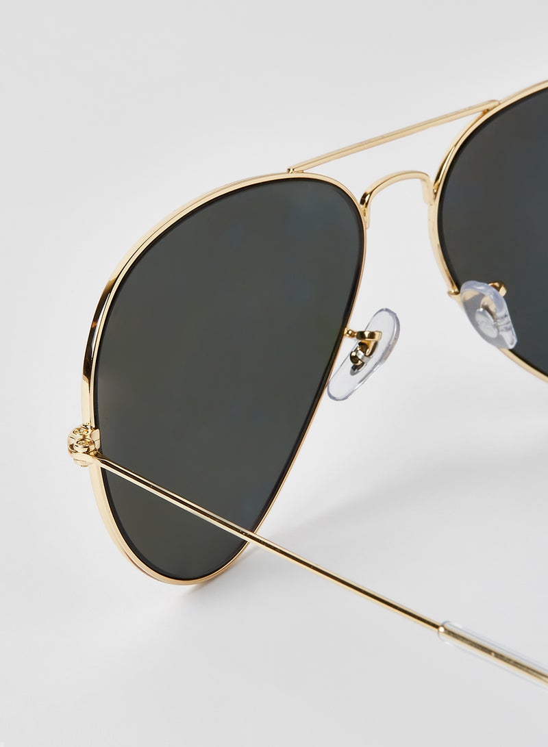 راي بان نظارة شمسية آفياتور بعدسات واقية من الأشعة فوق البنفسجية - مقاس العدسة: 58 مم للرجال - Image 2