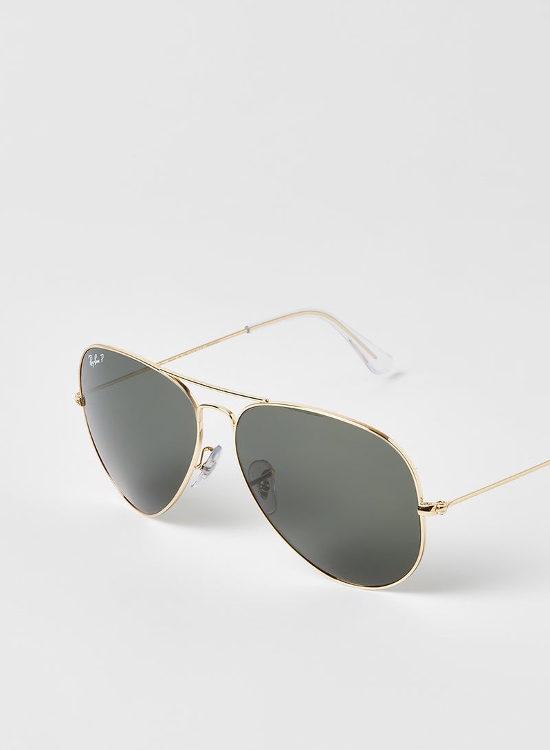 راي بان نظارة شمسية آفياتور بعدسات واقية من الأشعة فوق البنفسجية - مقاس العدسة: 58 مم للرجال - Image 3