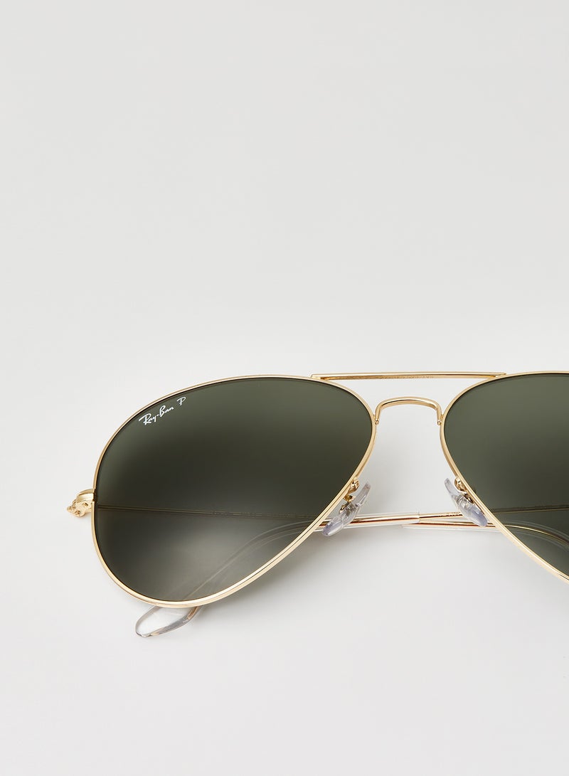 راي بان نظارة شمسية آفياتور بعدسات واقية من الأشعة فوق البنفسجية - مقاس العدسة: 58 مم للرجال - Image 4