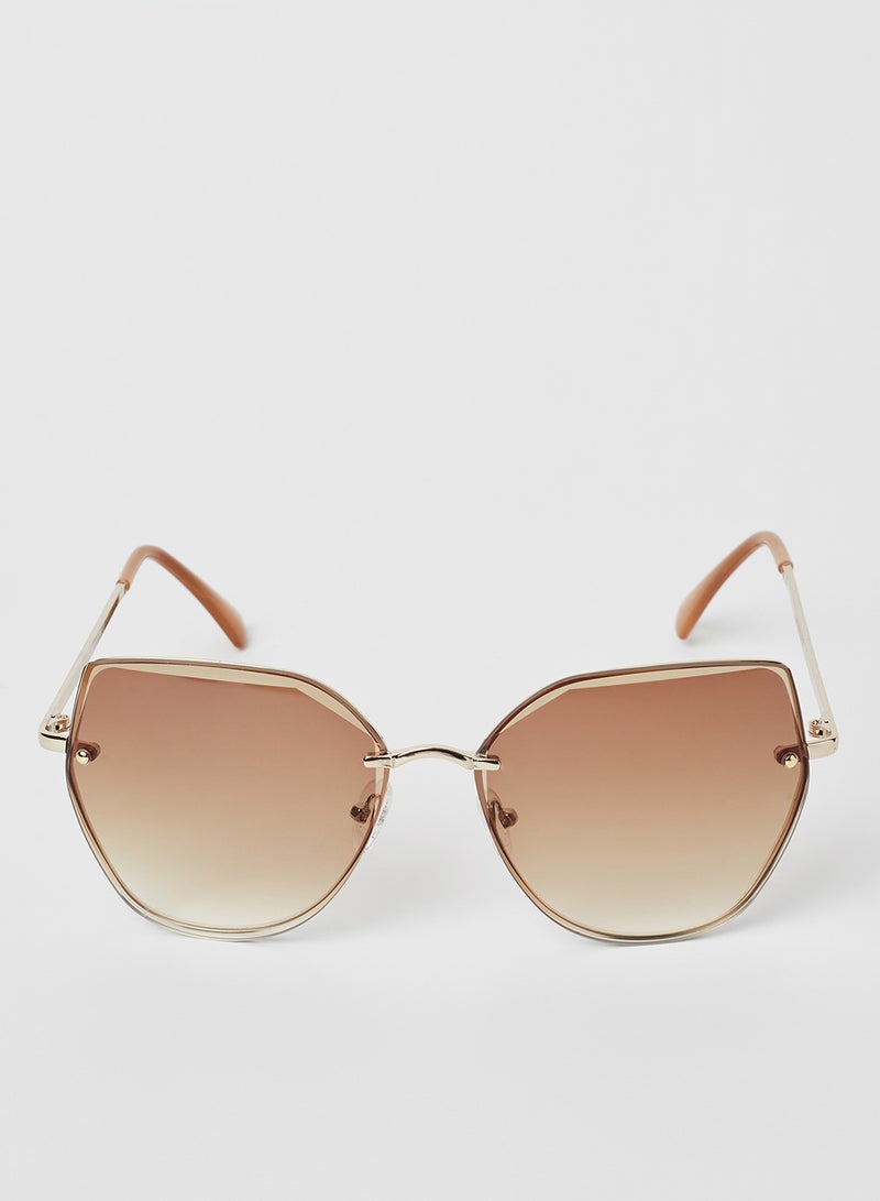 Reserved Women's Oversized Cat Eye Sunglasses - Image 1