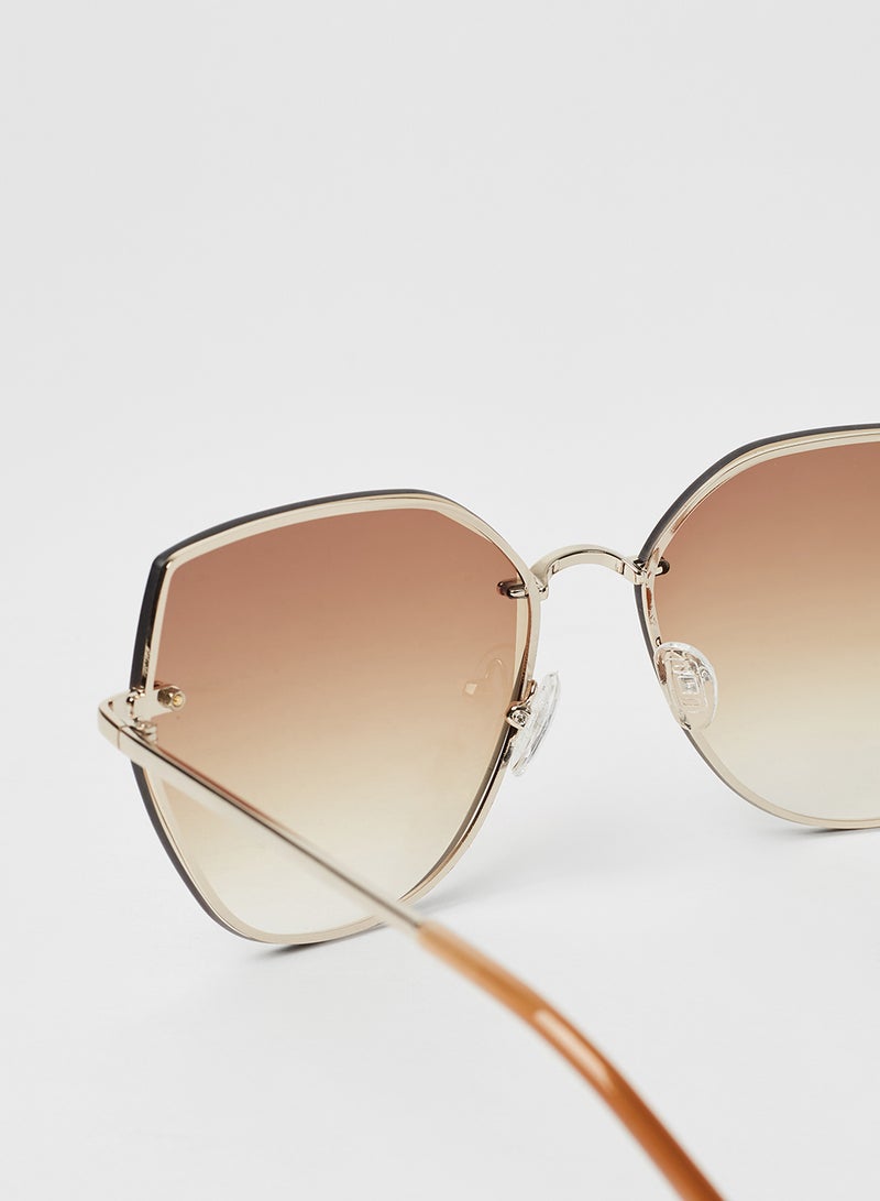 Reserved Women's Oversized Cat Eye Sunglasses - Image 2