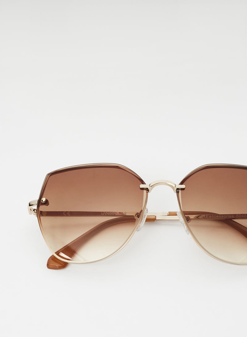 Reserved Women's Oversized Cat Eye Sunglasses - Image 4