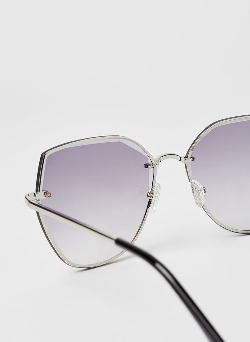 Reserved Women's Oversized Cat Eye Sunglasses - Image 2