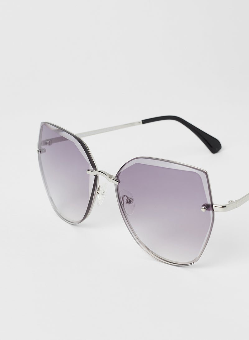 Reserved Women's Oversized Cat Eye Sunglasses - Image 3