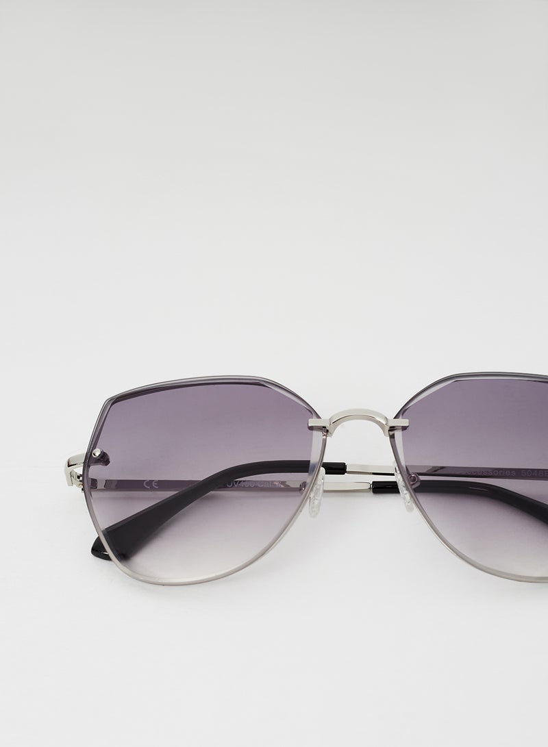 Reserved Women's Oversized Cat Eye Sunglasses - Image 4