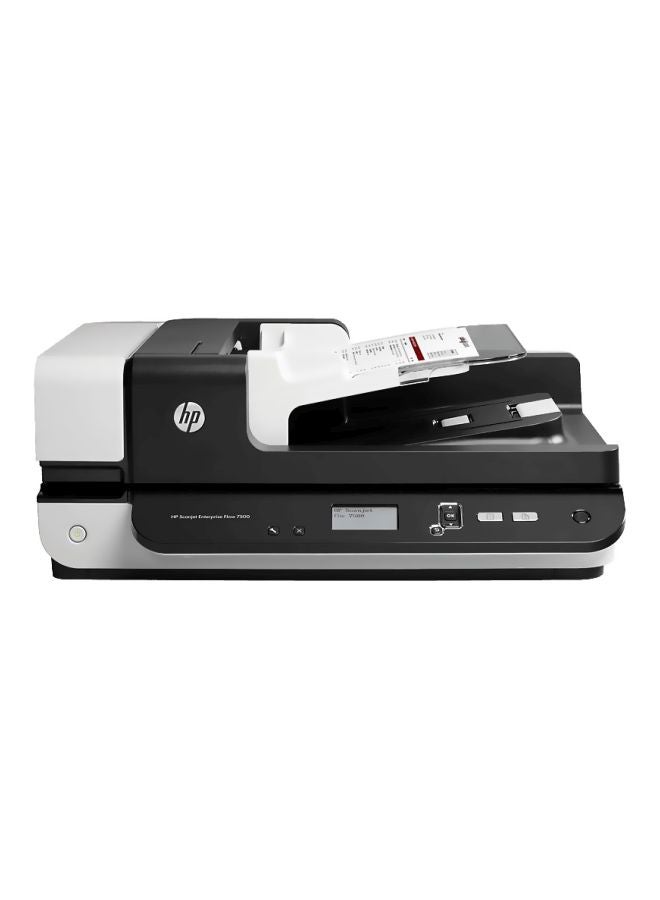 HP ScanJet Enterprise Flow 7500 Flatbed Scanner White/Black - Image 1
