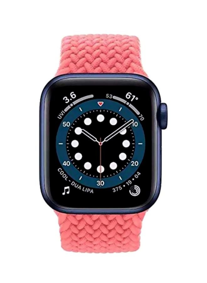 S-Color Elastic Bracelet For Iwatch Series 6 Pink - Image 2
