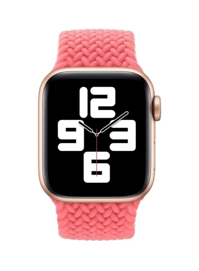 S-Color Elastic Bracelet For Iwatch Series 6 Pink - Image 3
