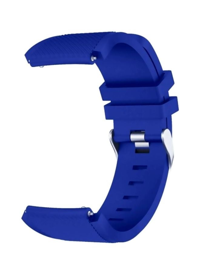 MARGOUN Replacement Silicone Band For Samsung Galaxy Gear S3 Classic/Gear S3 Frontier/Huawei GT/GT2 46mm Blue - Image 2