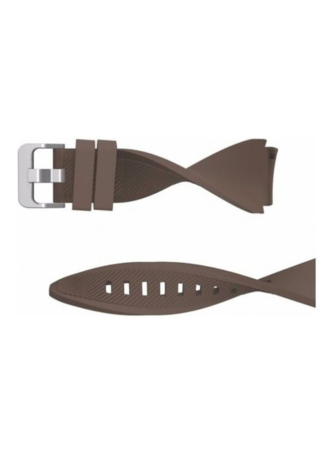 MARGOUN Replacement Silicone Band For Samsung Galaxy Gear S3 Classic/Gear S3 Frontier/Huawei GT/GT2 46mm Brown - Image 4