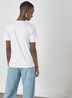 Sivvi x GenM Text Print T-Shirt White  - Image 4