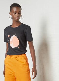 Sivvi x GenM Graphic Print T-Shirt Black  - Image 1
