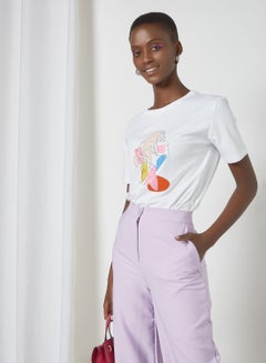 Sivvi x GenM Graphic Print T-Shirt White  - Image 1