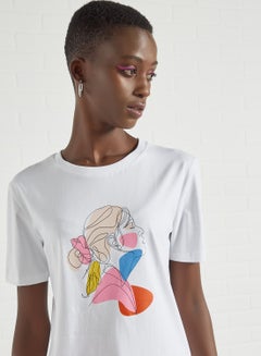 Sivvi x GenM Graphic Print T-Shirt White  - Image 3