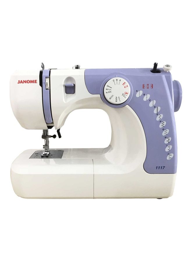 جانوم ماكينة خياطة منزلية أبيض/أرجواني - Image 1