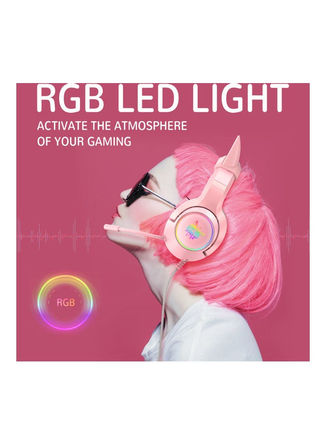 onikuma - Wired Gaming Headset with Microphone and RGB LED Light - Image 1