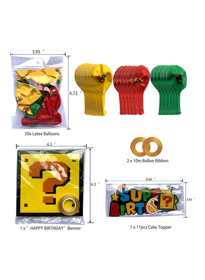 Mario Party Kids Birthday Party Decoration Pack  - Image 5