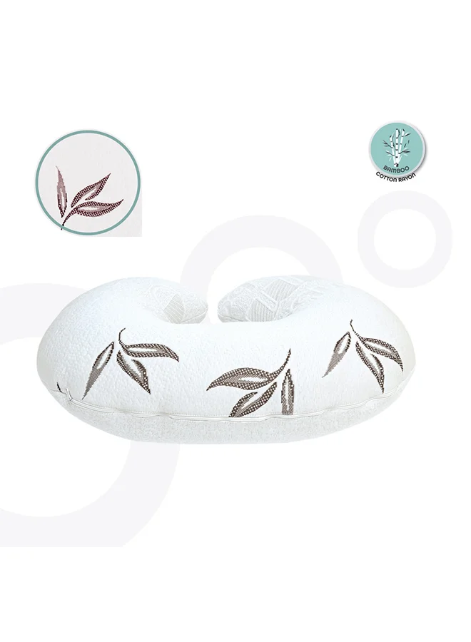 Moon Feeding Pillow With Bamboo Fabric- 45x55x18 cm