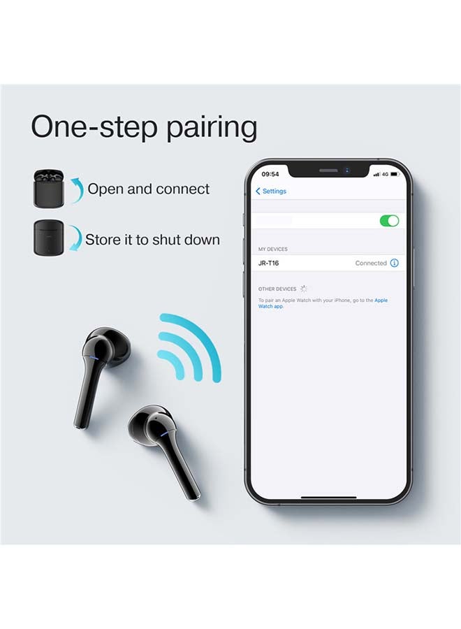 JOYROOM True Wireless Earbuds With Hi-Fi Stereo Black  - Image 2