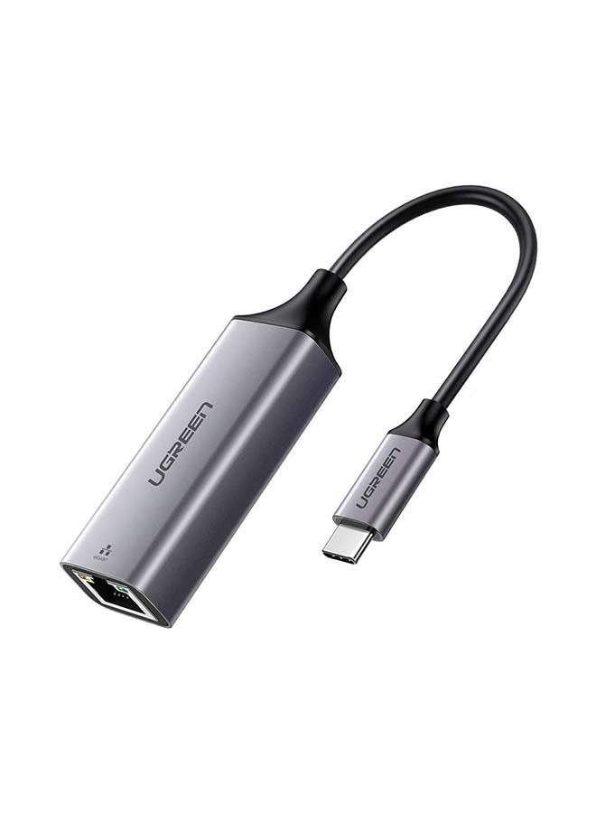 يو جرين - محول للتحويل من منفذ USB-C إلى منفذ إيثرنت بسرغة جيجابت رمادي - Image 1