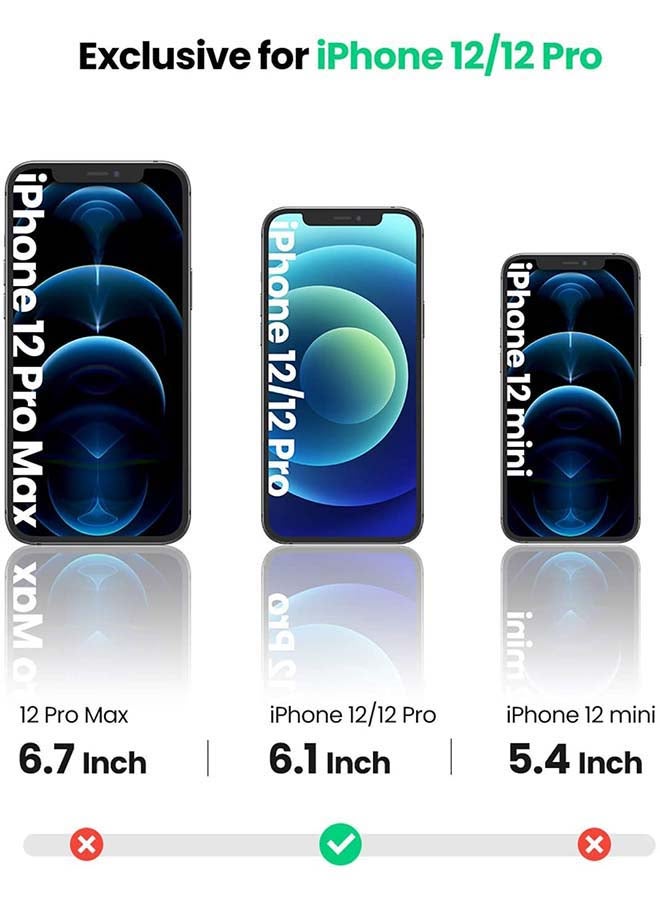 Ugreen - 2 Pack for iPhone 12/12 Pro Screen Protector 6.1 Inch Tempered Glass iPhone 12 Screen Protector Anti-Scratch with Alignment Frame Bubble Free Scratch Resistant clear - Image 1