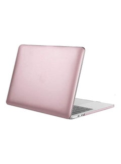Classic Series Rubberized Hard Case Compatible Older Generation MacBook Air 13" A1369 and A1466 Release 2010-2017 Rose Gold