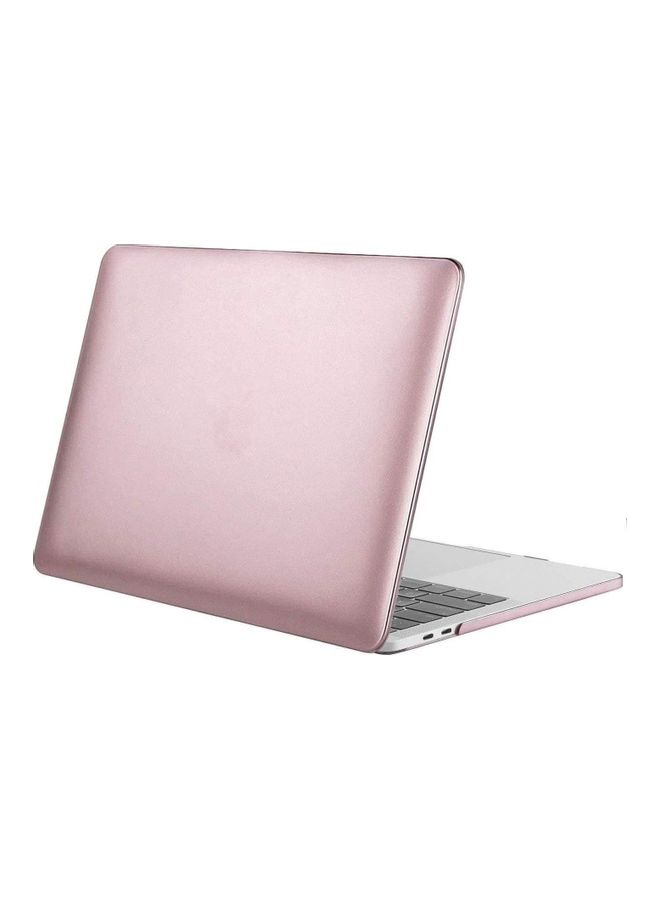 RDN - Classic Series Rubberized Hard Case Compatible Older Generation MacBook Air 13" A1369 and A1466 Release 2010-2017 Rose Gold - Image 1