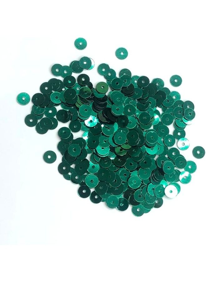 Generic - Round Flat Loose Sequins Green - Image 1