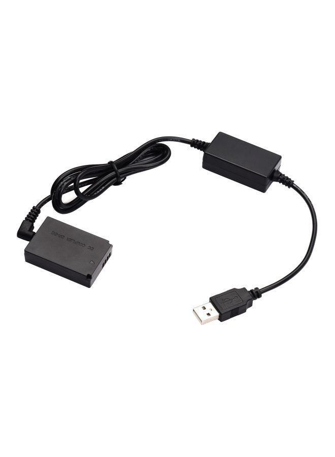 DC Coupler Dummy Battery With USB DC Converter Power Cable Black - v1622358400/N46367382A_2