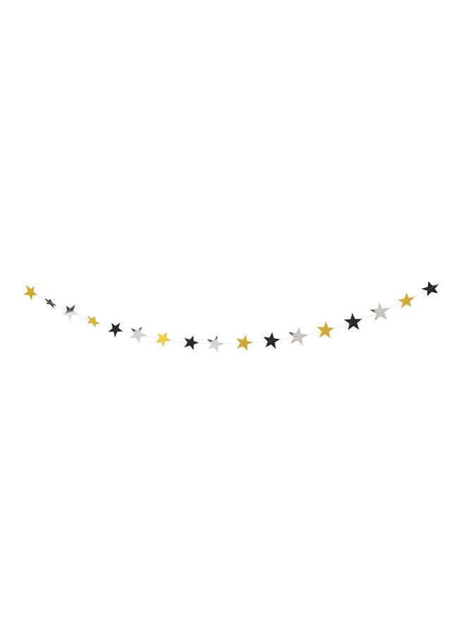 Glitter Stars Garland Ornament - Image 1
