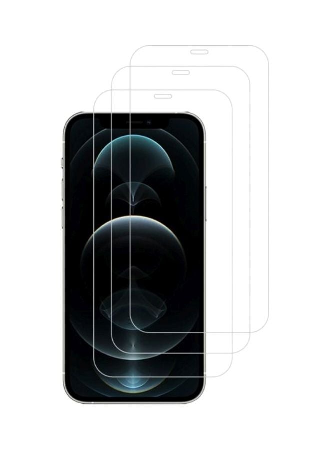 MARGOUN 3-Piece Protective Screen Glass for Apple iPhone 12 Mini Clear - Image 1