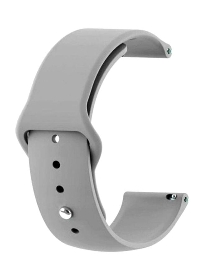 MARGOUN Silicone Replacement Band For Samsung Galaxy Active Watch Series 40/44mm Grey - Image 2