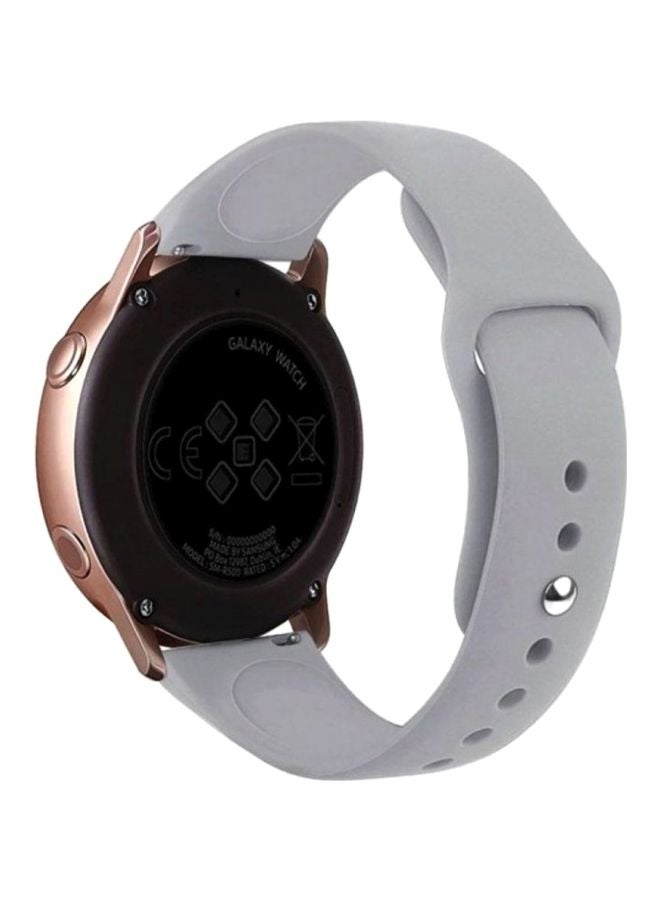 MARGOUN Silicone Replacement Band For Samsung Galaxy Active Watch Series 40/44mm Grey - Image 4