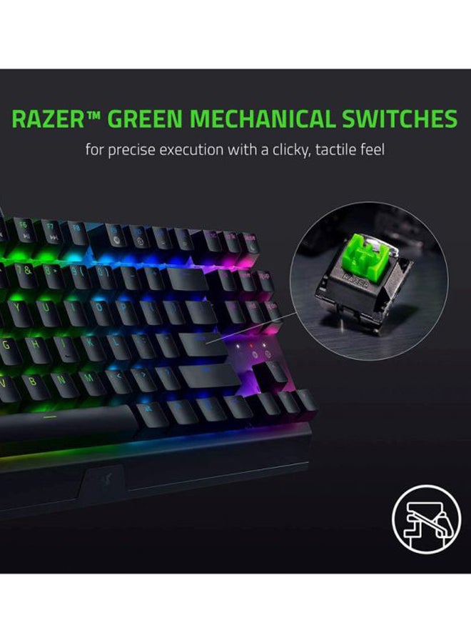 RAZER - BlackWidow V3 Tenkeyless - Mechanical Wired Gaming Keyboard Black - US Layout - Image 1