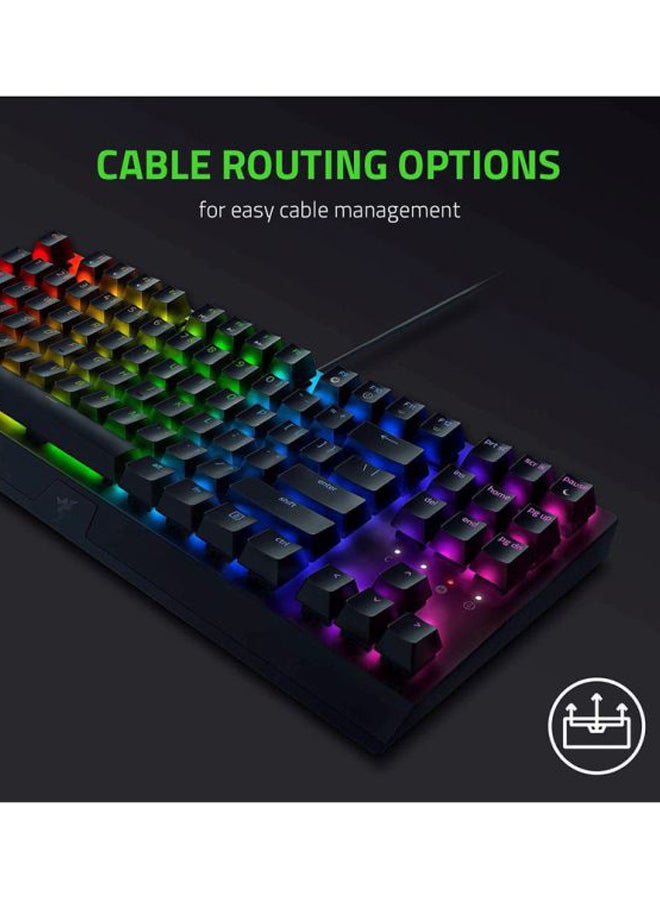 RAZER - BlackWidow V3 Tenkeyless - Mechanical Wired Gaming Keyboard Black - US Layout - Image 1