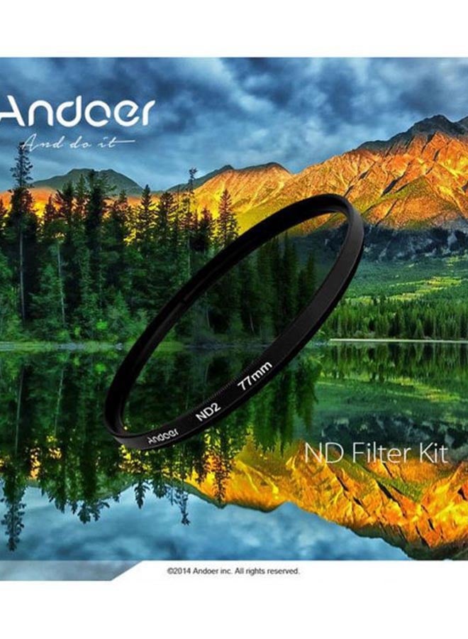 ANDOER - 77 Mm Fader ND Filter Kit 7.7cm Black - Image 1