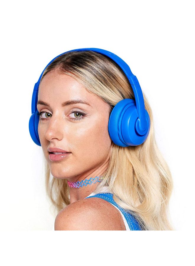 Skullcandy - Cassette Wireless On-Ear Headphones With Microphone Cobalt Blue - Image 1