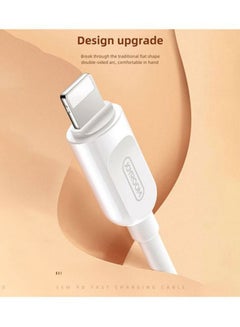 JOYROOM Type-c to Lightning PD Fast charging cable White  - Image 2